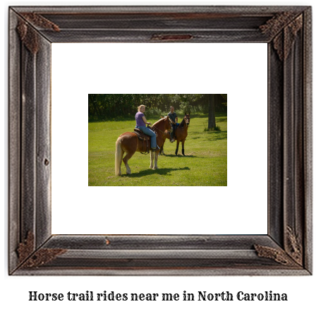 horse trail rides near me North Carolina